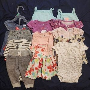 Baby girl clothes, 20 items